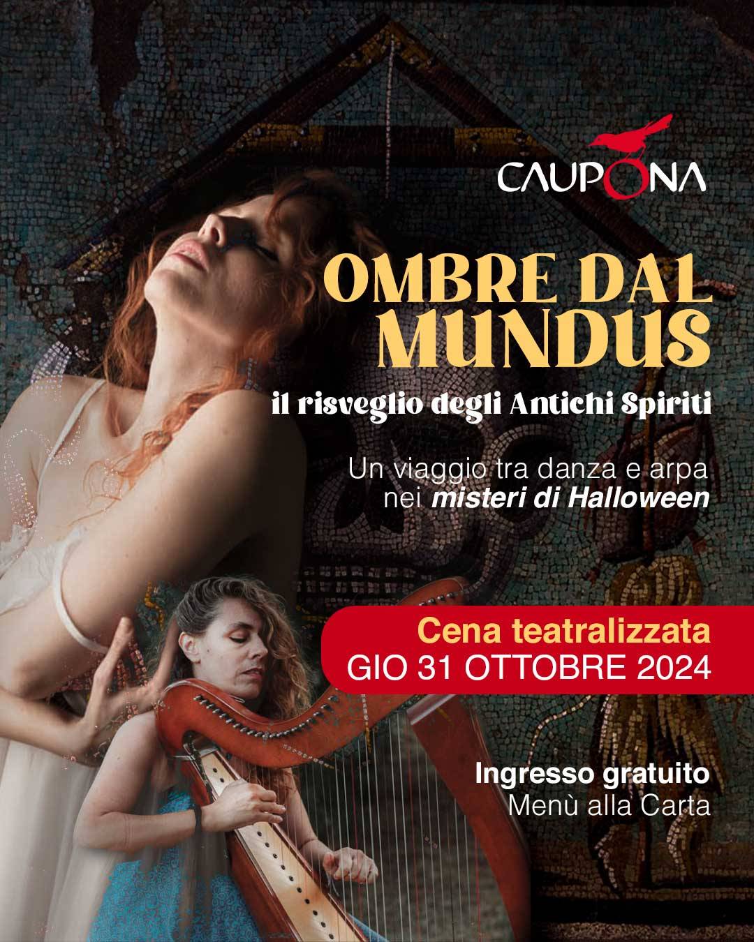 Evento "Ombre dal Mundus", ispirato all'antica festività romana: Mundus Patet!